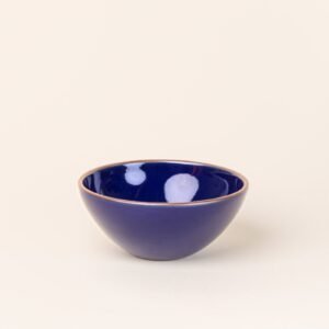 Goallo soup bowl in Midnight Navy, glazed stoneware