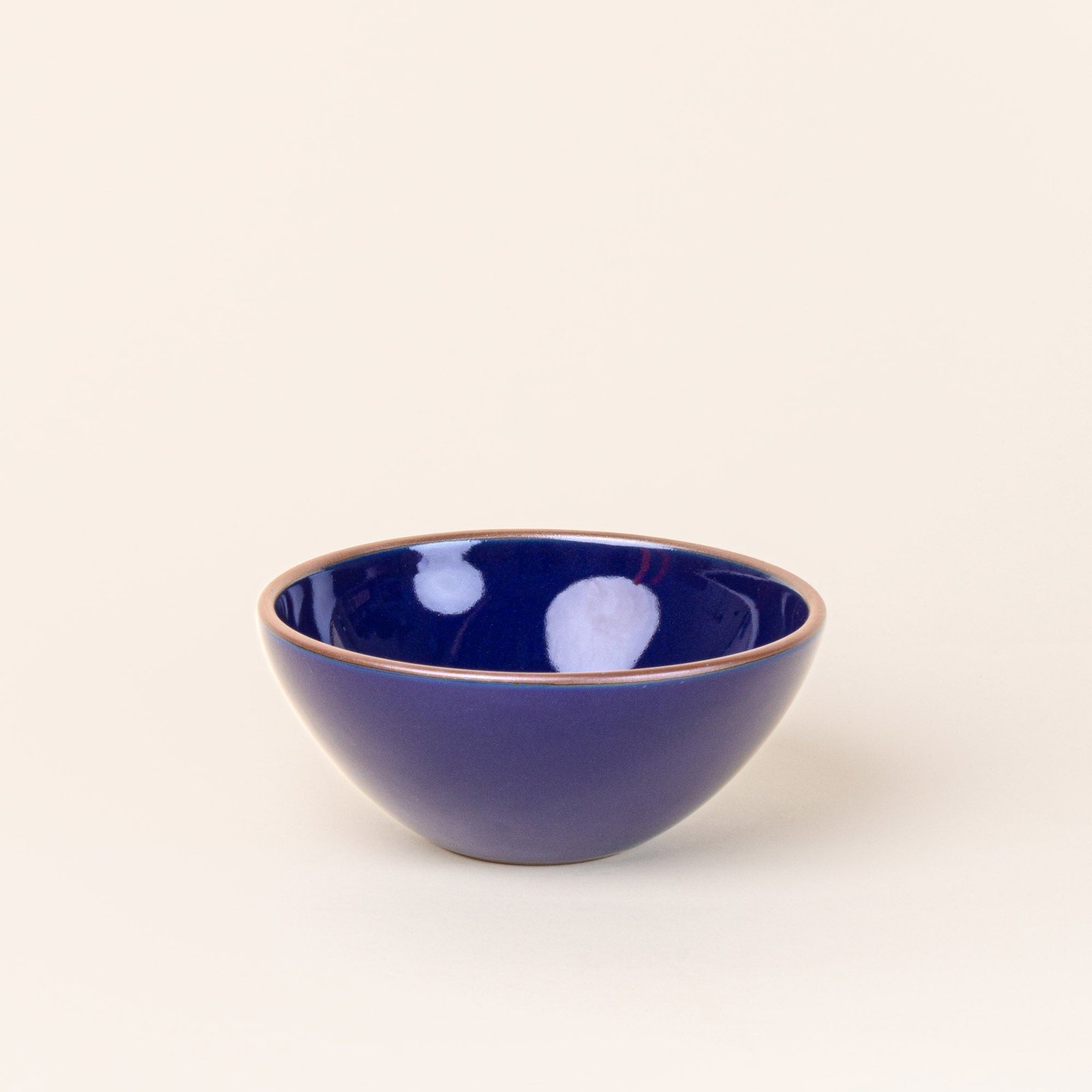 Goallo soup bowl in Midnight Navy, glazed stoneware