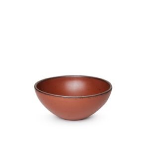Goallo soup bowl in Terracotta, glazed stoneware