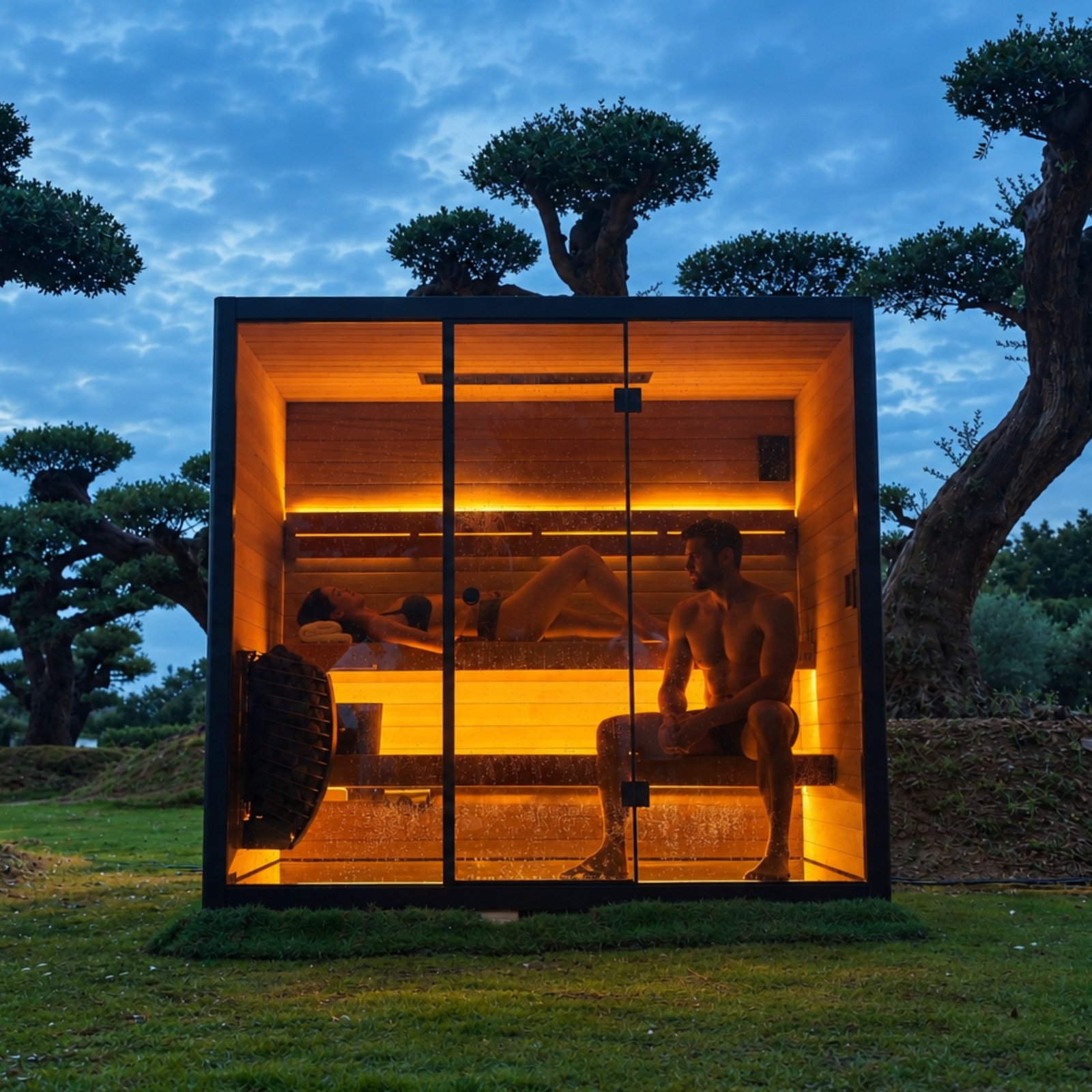 Vault Luxe — Traditional + Red Light Sauna (8 person) - Image 5